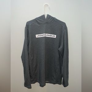 Mens XL light weight under armour long sleeve w hood